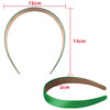 Duufin 22 Pieces Satin Headbands 2cm Plain Headband Nonslip Hair Headband Colorful DIY Headbands for Women and Girls 22