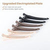 AIMIKE 6pcs Professional Hair Clips for Styling Sectioning Non Slip Duck Billed with Silicone Band For Hairdresser Women