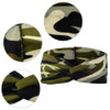 tiggell 6pcs Camo Leopard Headbands Elastic Bow Hairband Turban Twisted Head Wrap Knot Hair Accessories for Women Girls