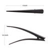 12 Pack Alligator Hair Clips for Styling Sectioning Salon Hairstyle GLAMFIELDS 5 inch NonSlip Black Duckbill Metal Teeth