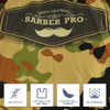 MENS GROOMING BARBER PRO Barber Cape Hair Cutting Cape with Snap Closure Professional Salon Polyester Cape Barber Hairdr
