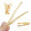 24 Packs Duck Bill Clips Bantoye 335 Inches Rustproof Metal Alligator Curl Clips with Holes for Hair Styling Hair Colori
