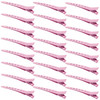 24 Packs Duck Bill Clips Bantoye 335 Inches Rustproof Metal Alligator Curl Clips with Holes for Hair Styling Hair Colori