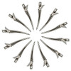 24 Packs Duck Bill Clips Bantoye 35 Inches Rustproof Metal Alligator Curl Clips with Holes for Hair Styling Hair Colorin