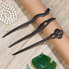 Miayon 10 Pieces Wooden Hair Sticks Chinese Chignon Japanese Hair Chopsticks Wooden Hair Pins for Long Hair Hair Sticks