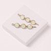 The Hair Edit Moonstruck Pins Soft Gold and Faceted Stone Bobby Pin Set