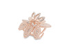 Allure Womens Rose Gold Jaw Clip Hair Clip Small