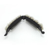 Meilliwish Noble Beautiful Lady Banana Hair Clip Ponytail HolderH36White