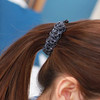 Meilliwish Noble Beautiful Lady Banana Hair Clip Ponytail HolderH36White