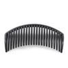 Yeshan 32 Plastic Hair Side Comb With Teeth Comb HairPin Clip for womenBlack 12pcs