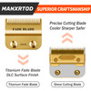 FX8010G Replacement Fade Clipper Blade Fits for BaBylissPRO FX870 FX890 FX825 FX673 Models Gold Titanium Replacement Bla
