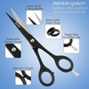 Tecto Barber Scissors Professional 66 inches Stainless Steel Hair Cutting Scissors Extra Sharp Hair Cutting Scissors For