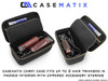 CASEMATIX Hair Clipper Barber Case Holds Clippers Hair Buzzers Trimmers T Finisher Liner Travel Case For Clippers Stylis