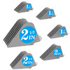 Clipper Guards for Wahl 10 12 14 16 18 20 Hair Clipper Guards 6pcs Extra Long Clipper Guard Attachments 25 Inch Clipper