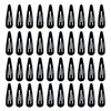 40 Pieces 2 Inch Black Metal Snap Hair Clips Nonslip Hair Barrettes Hair for Girls Women Kids Teens or Toddlers