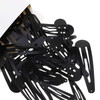 40 Pieces 2 Inch Black Metal Snap Hair Clips Nonslip Hair Barrettes Hair for Girls Women Kids Teens or Toddlers