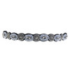 yueton Pack of 2 Handmade Crystal Rhinestone Beads Elastic Headband Hair Band Women Hair Jewelry Accessories