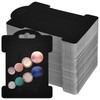 Mototo 200 PCS Hair Clip Bow Display Cards Hair Barrettes Jewelry Display Holder Rectangle Paper Cardboard for Hair Acce