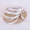 Candygirl 08 Inch Wide Satin Covered Headbands DIY Ribbon Headbands for Girls Women Craft