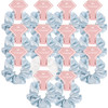 Satin Bridesmaid Scrunchies Bridesmaid Proposal Gifts Set of 14 Bachelorette Hair Ties Scrunchies Bachelorette Party Fav