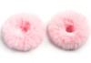 Furling Pompoms Furry Faux Rabbit Fur Hair Scrunchies Artificial Fur Hair Bobbles Elastic Hair Band Rope Wristband Ponyt