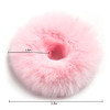 Furling Pompoms Furry Faux Rabbit Fur Hair Scrunchies Artificial Fur Hair Bobbles Elastic Hair Band Rope Wristband Ponyt