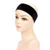 GEX Beauty Flexible Velvet Wig Grip Wig Band Scarf Head Hair Band Adjustable FasternDeep Black