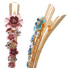Fashion Lifestyle Set of 4 Large Metal Alloy Alligator Sectioning Clips for Women and Girls Pretty Strong Clamp Hair Pin