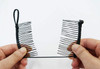 GETAGOTA Banana Clips Comb Hair for Thick Hair for Women Adjustable Stretch Ponytail Holder Accessory Double Combs Thick