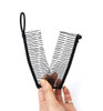GETAGOTA Adjustable Banana Hair Clip Comb Clips for Women Stretch Ponytail Holder Accessory Double Combs Thick Curly Hai