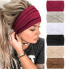 Tobeffect Headbands for Women African Boho Wide Hairband Headband Knotted Head Wraps Turbans Hair Accessories