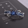 Sankuwen Flower Hairpin Rhinestone Hair Clips Hair Jewelry Barrettes for Women Gifts for Girls Fashion Hair Accessories