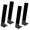 lasenersm 4 Pieces Acrylic Hair Clip Display Stand LShaped Hairpin Display Holder Barrette Display Stand Holder Hair Cli