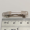 Chenkou Craft 40pcs Silver Metal French Barrette Hair Clips DIY Craft 1 12