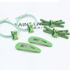 WHITEBRIDGE 6pcs Cartoon Frosted Hair Clips Set Frosted Cartoon Hairpins Hair Clips Bobby Pins for Girls Women Dinosaur