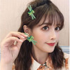 WHITEBRIDGE 6pcs Cartoon Frosted Hair Clips Set Frosted Cartoon Hairpins Hair Clips Bobby Pins for Girls Women Dinosaur