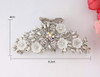 Vintage Metal Rhinestone Fancy Hair Claw Large Size Imitation Pearl Hair Jaw Clips Hair Clasps Accessories for Women Lad