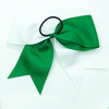 24Pcs 8 Large Cheer Hair Bows for Girls Ponytail Holder Grosgrain Ribbon Cheerleading Bows Elastic Hair Tie Bands for Gi