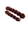 DNHCLL Set of 2 Brown Magic Hair Styling Styler Hot Hair Donut Bun Ring Styler Maker for Women Lady Girls 1 large1 small