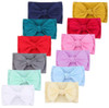 QandSweet Baby Nylon Headbands Newborn Bows Soft Head Wraps for Infant Toddler Girls 12Pack