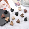12 Pack Small Hair Claw Clips for Women Thin Fine Short Hair 15 Inch Lolalet Cute Medium Size Jaw Clips Acrylic No Slip