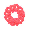 12 Pack Solid Hair Ties Scrunchies Neon Pink
