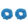 Set of 2 Solid Scrunchies Blue