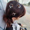 GKETN 30 PCS 122 Star Hair Clips Snap Hair Barrettes Non Slip Star Hair Accessories for Girls Women 2000s Y2K Silver Met