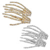 4Pcs Halloween Skeleton Hands Hair BarrettesHalloween Hair Clips for Women GirlsRhinestone Skull Hand Hair Clip HairpinZ
