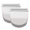 Audoc 2PCS White Professional Peanut ClippersTrimmers Snap On Replacement Blades 2068300Fits Compatible with Peanut Hair