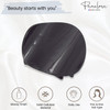 Parcelona France Onde Glossy Black Celluloid Side Slide In Secure Grip Hair Updo Hinge Duck Hair Claw 2 34 Inch Black