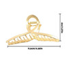 Cubahop Vintage Large Hair Claw Clips Strong Hold Hair Jaw Clips Metal Claw Clips Clamp Hair Clips Hair Accessories for