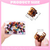 Mini Hair Claw Clips for Girls and Women Funtopia 72 Pcs Small Hair Clips Pins Clamps Non Slip Tiny Plastic Jaw Clips As