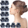 RC ROCHE ORNAMENT 12 Pcs Womens Octopus Claws Jaw Pumpkin Hair Clips Interlocking Teeth Strong Hold No Slip Grip Quality